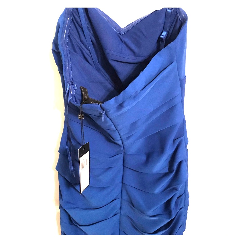 BCBGMaxAzria NWT, sapphire blue dress size 0